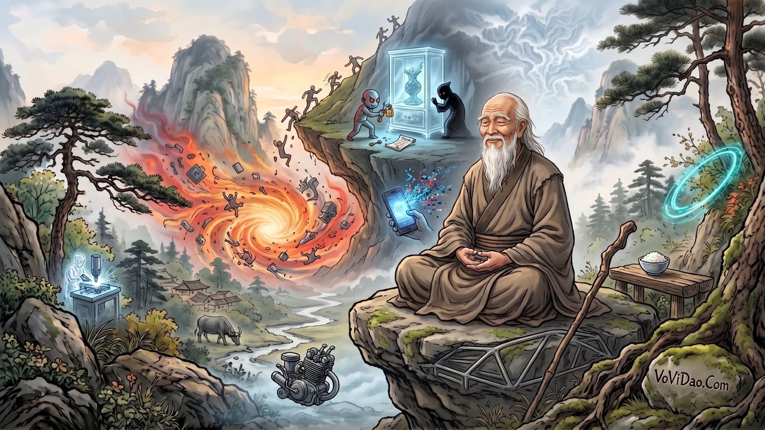 Đạo Đức Kinh Chương 3: An Dân – Trọng Tâm Cơ Học Và Hiện Tượng Siêu Dẫn