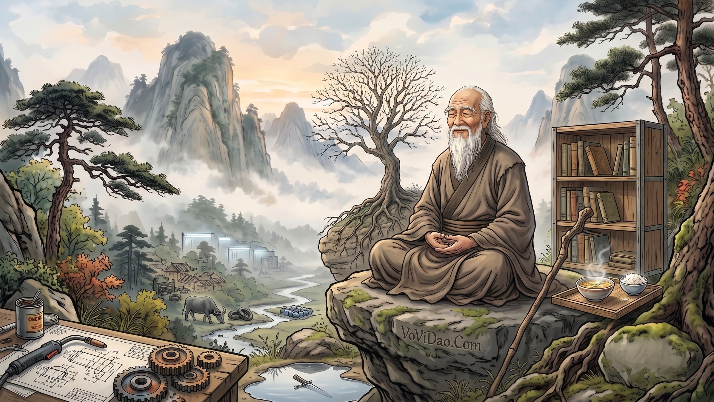 Đạo Đức Kinh Chương 3: An Dân – Trọng Tâm Cơ Học Và Hiện Tượng Siêu Dẫn