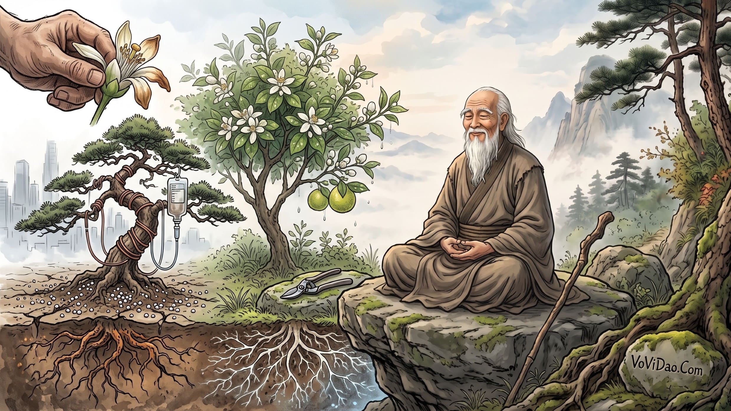 Đạo Đức Kinh Chương 29: Vô Vi – Cân Bằng Nội Môi Và Họa Cưỡng Cầu